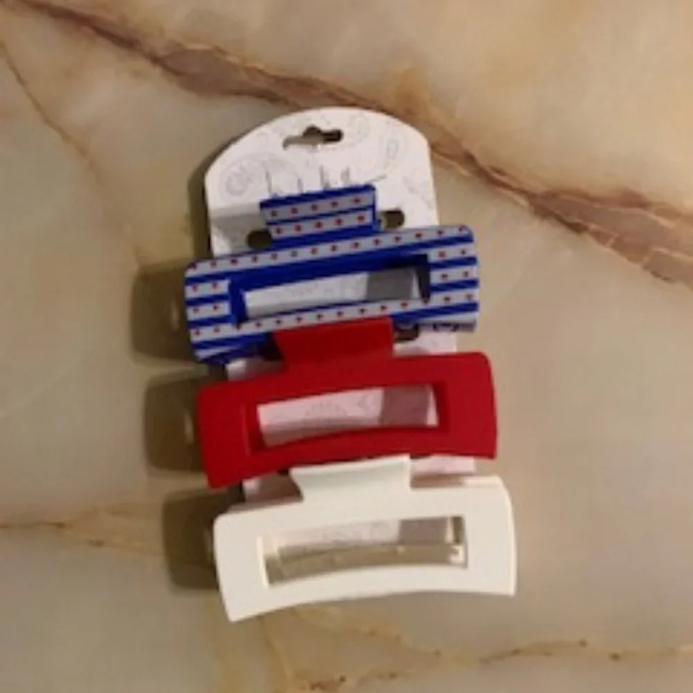 Nicole Miller Patriotic Hair Claws